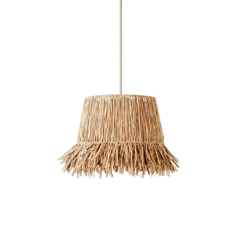 Nuova Collezione Honolulu raffia lampshade