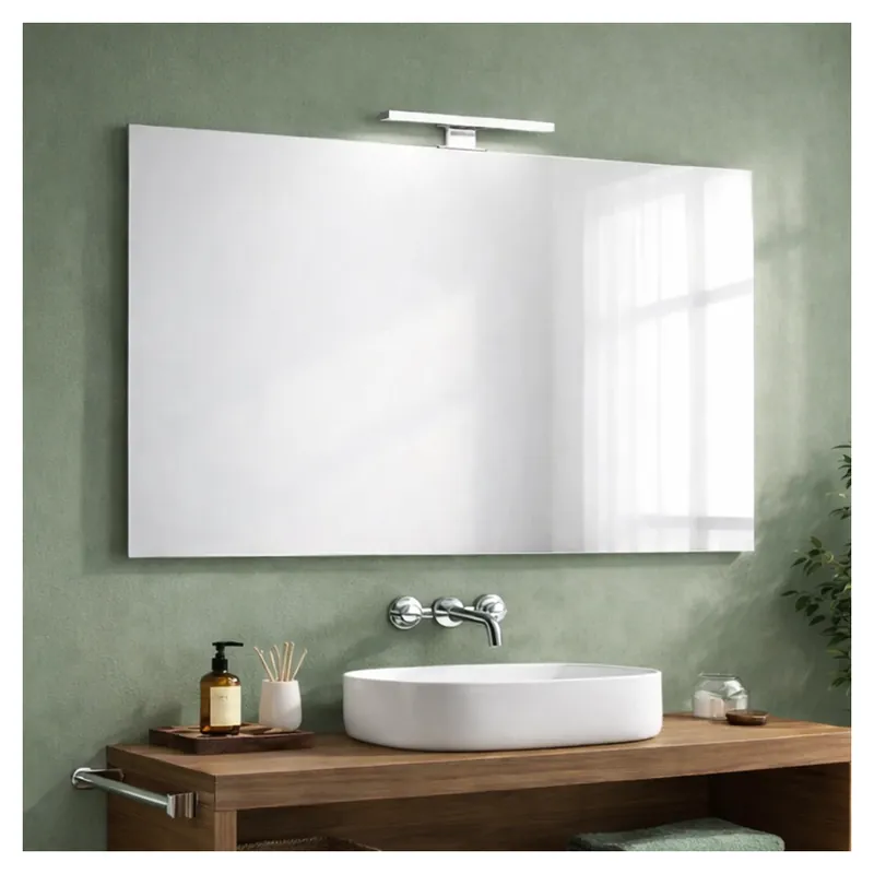 Specchio a filo lucido cm 100x70 reversibile con lampada a led Promozione Esclusiva