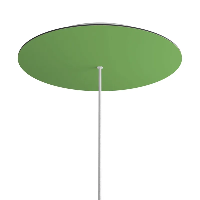 XXL Rose-One round ceiling canopy, diameter 400 mm with 1 hole and 4 side holes - Meadow green Ultime Pezzi