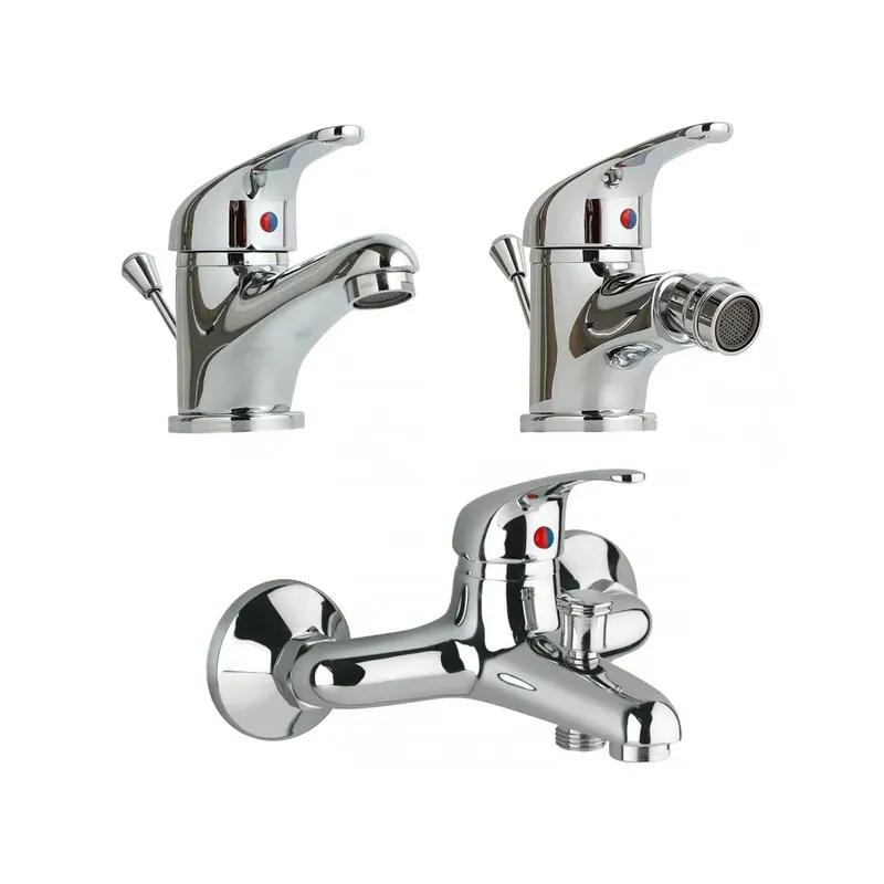 Prezzo Basso Set completo di miscelatori per bagno lavabo+bidet+vasca Enter