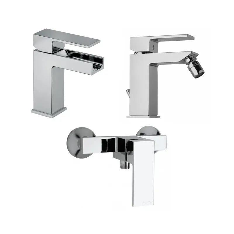 Professionale Miscelatore lavabo a cascata bagno, bidet ed esterno doccia Infinity