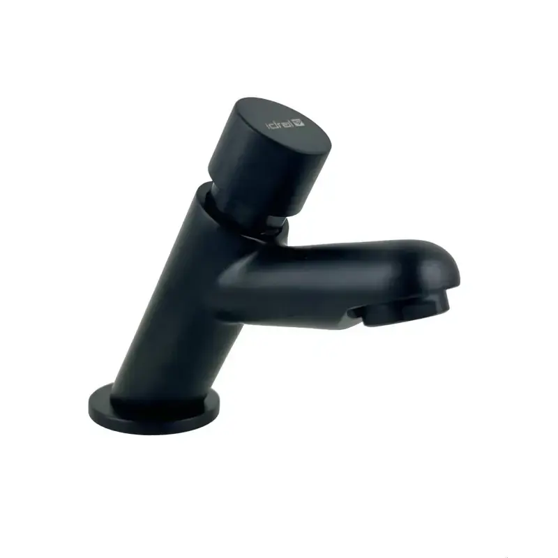Nuovo Arrivo Robinet d‘eau simple avec minuterie de 15 secondes de couleur noir mat IDRAL 08210-VAR