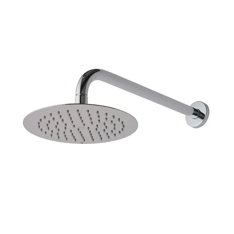 Kit soffione doccia rotondo 20cm con braccio cromato tondo Affare