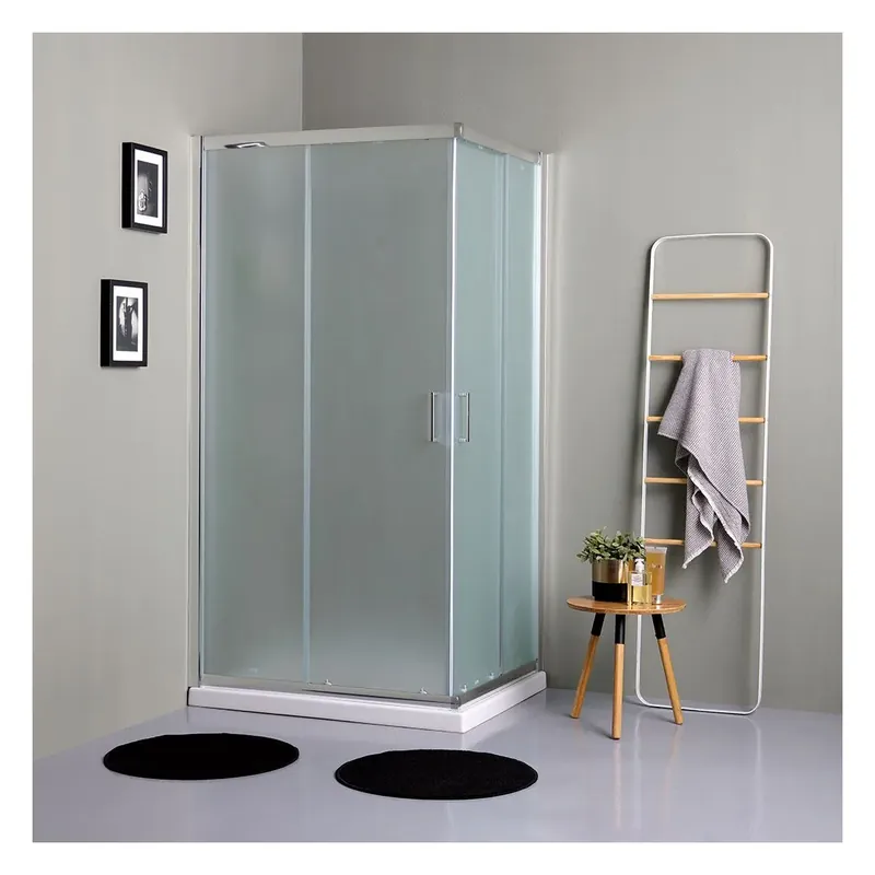 Spedizione Espresso Box doccia 70x100 rettangolare cristallo satinato 6mm Giada