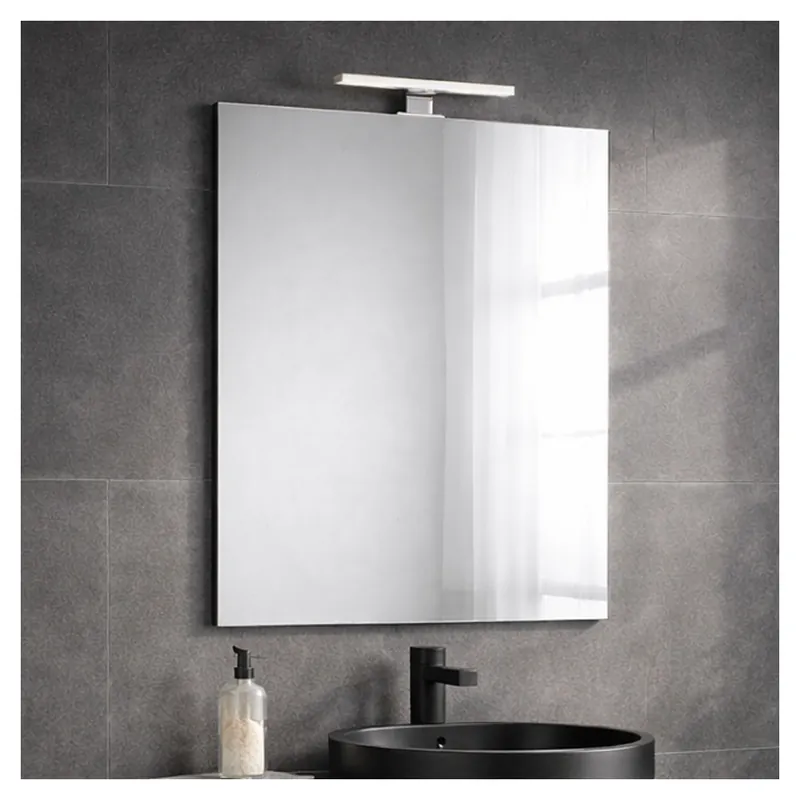 Specchio bagno reversibile 80x60 con lampada cromata 30 cm Promozione