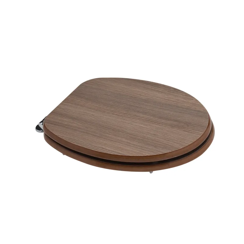 Asse wc universale in mdf effetto legno rovere fumo Novità