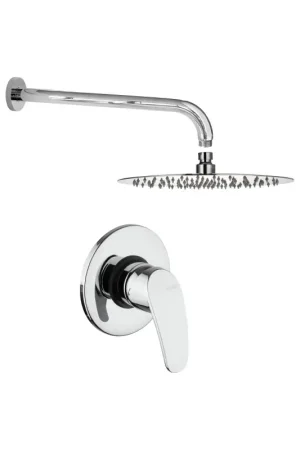 Direttamente Dal Produttore Kit mitigeur de douche avec pomme de douche et bras modèle rond Piralla Ofelia KITOFELIA1CR