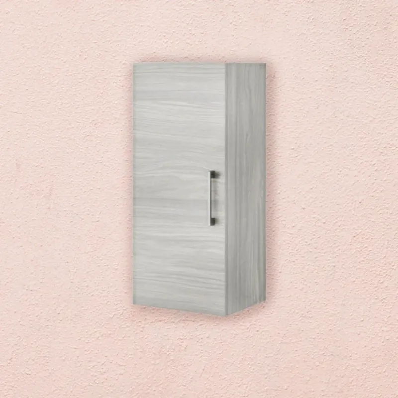Bestseller Pensile bagno quercia grigio effetto legno 1 anta reversibile Rimini