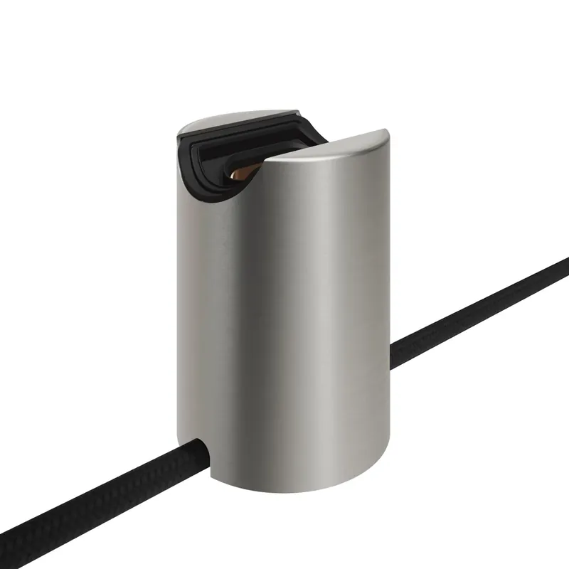 S14d socket Spostaluce in metal for wall or ceiling - Satin titanium Saldi