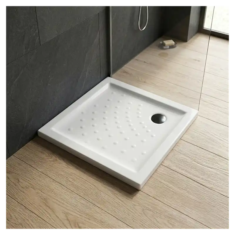 Piatto doccia quadrato 80x80 in ceramica h 6cm Malta A Buon Prezzo