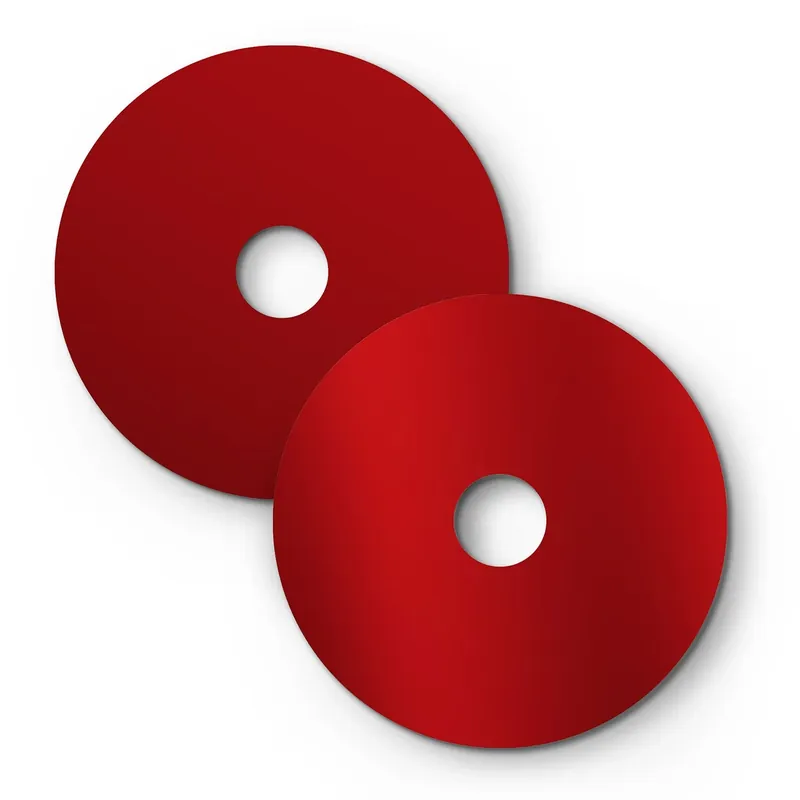 Mini Ellepì ‘Solid Color‘ plate in Red for lamps, 24 cm diameter - Made in Italy Popolare