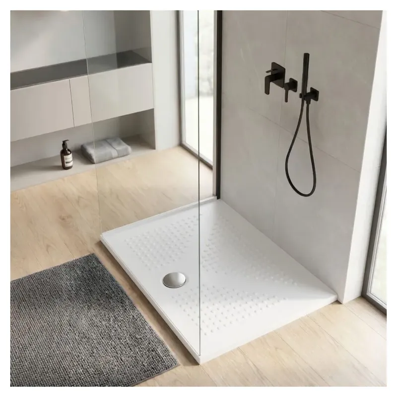 Piatto doccia rettangolare 100x70 in ceramica h3 Delfino Sconto