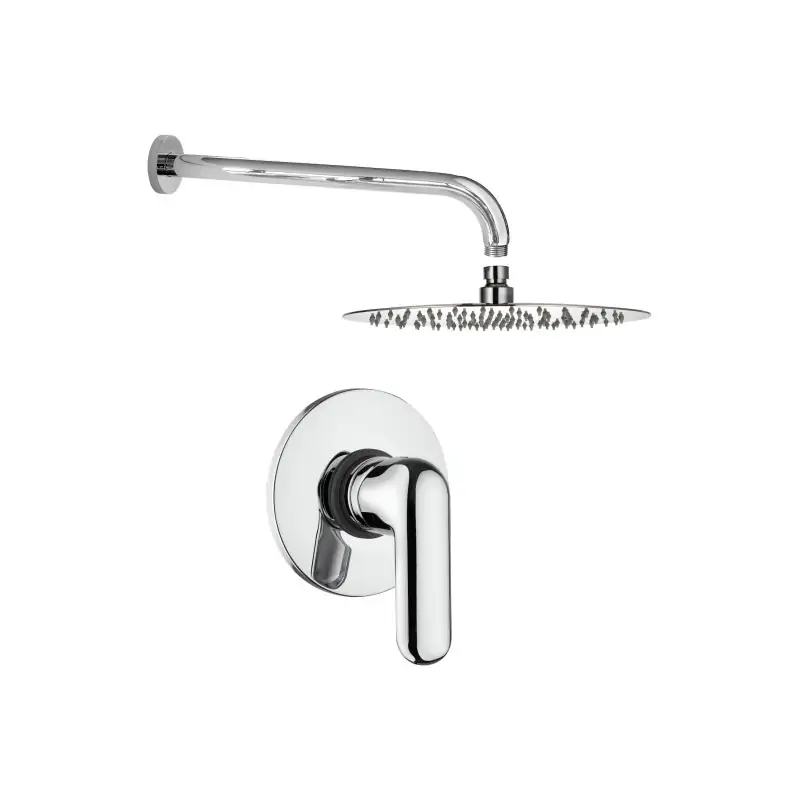 Mitigeur de douche avec pomme de douche et bras Piralla Last KITLAST1CR Super Prezzo