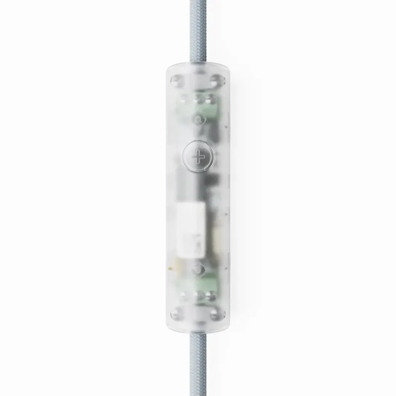 Universal push-button dimmer for incandescent and dimmable LED light bulbs - Transparent A Buon Prezzo