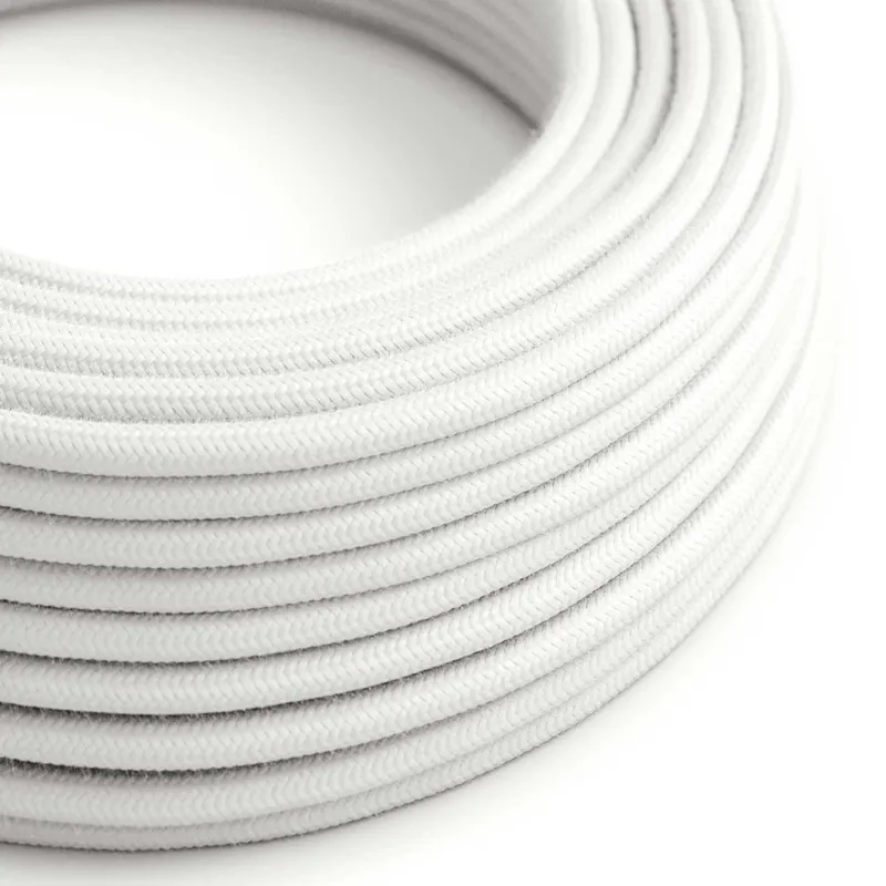Cloth Covered Wire - White Cotton RC01 - UL Listed Scelto Dai Clienti
