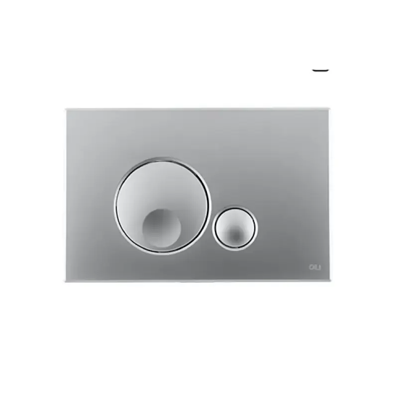 Plaque de contrôle couleur chrome/satiné pour cassettes Oli Globe OL0152951 Offerta