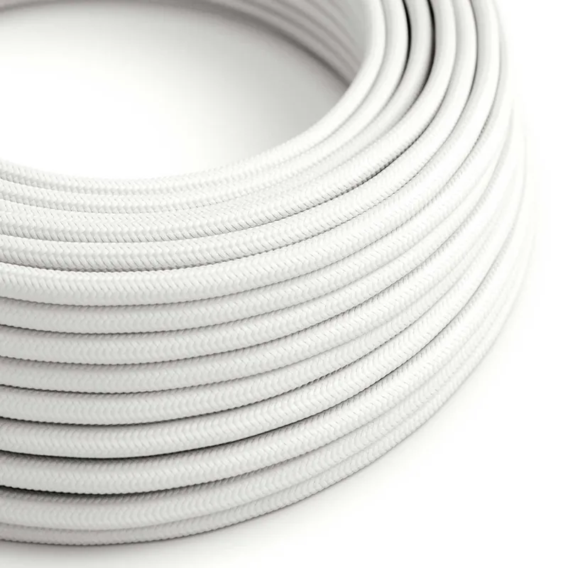 Cloth Covered Wire - White Rayon RM01 - UL Listed Promozione Esclusiva