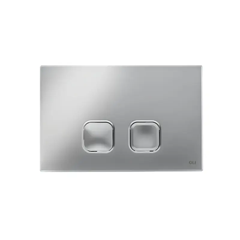 Plaque de commande chrome pour cassettes Oli Plain OL0070827 Offerta Limitata