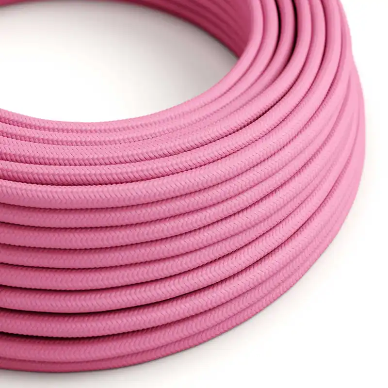 Bestseller Cloth Covered Wire - Fuchsia Rayon RM08 - UL Listed