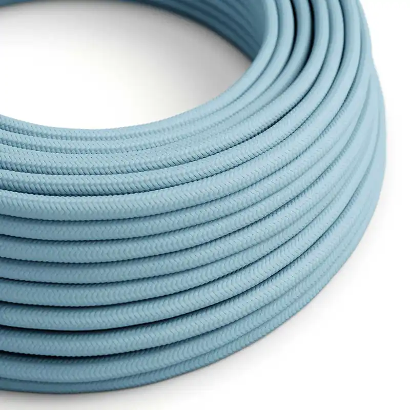 Cloth Covered Wire - Baby Blue Rayon RM17 - UL Listed Occasione