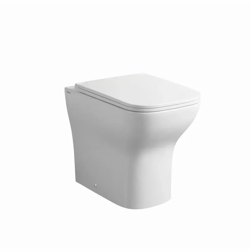 Esclusivo Vaso wc filo muro rimless bianco lucido con copriwc Swing