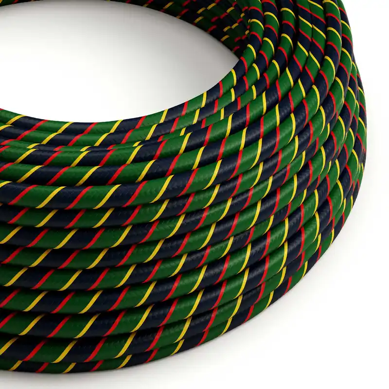 Sconto Round Electric Vertigo HD Cable covered with Mr Smith fabric ERM62