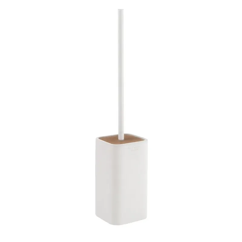 Scopino wc da appoggio bianco in bambu‘ Alisso Ultime Pezzi