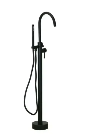Ultimissimo Modello Mitigeur de baignoire sur pied de couleur noir mat Pollini Jessy CL2166CC3NO