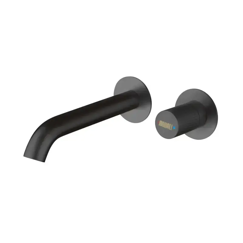 Popolare Mitigeur de lavabo mural noir mat Mamoli Tuttodunpezzo 47170000002K