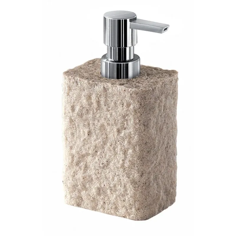 Prezzo Basso Dosasapone beige in resina da 360 ml Gelso