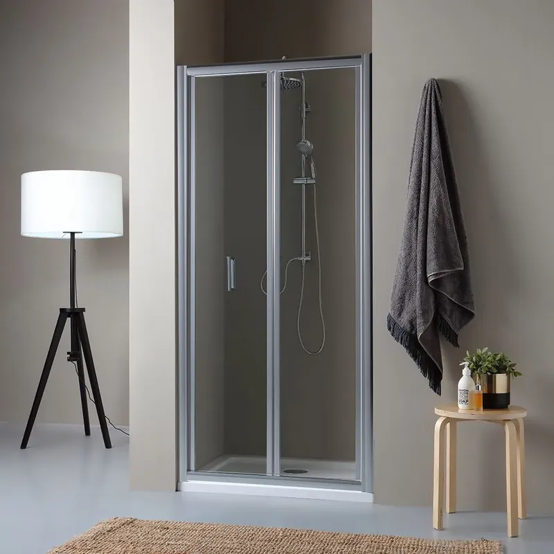 Porta doccia nicchia da 90cm con apertura a libro Soffio Must-Have