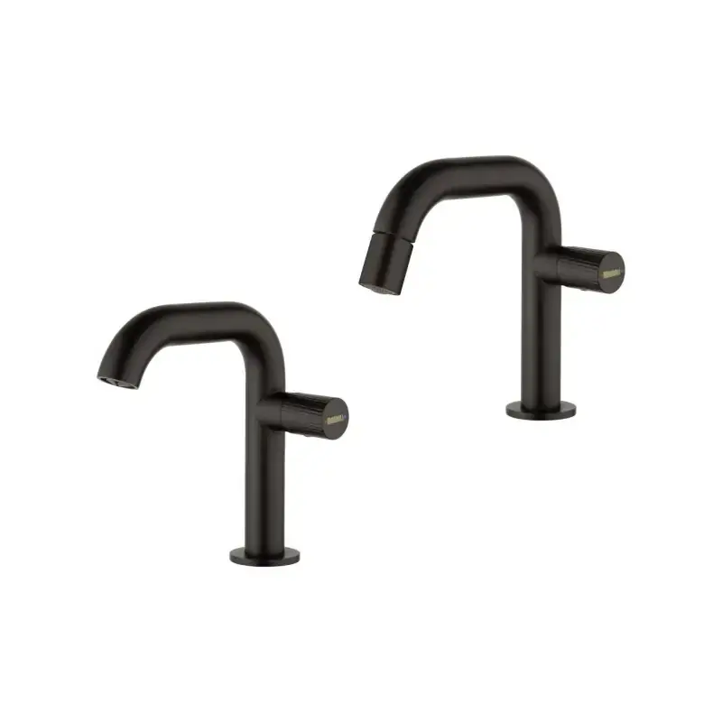 Nuovo Arrivo Kit mitigeur lavabo et bidet noir mat Mamoli Tuttodunpezzo KITTDPK2