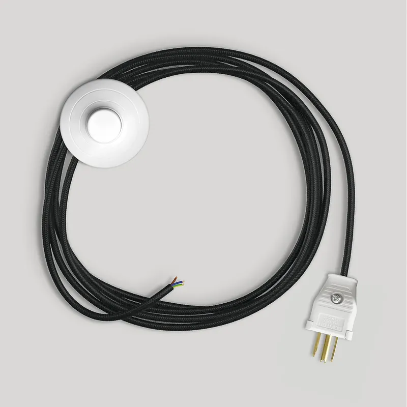 Offerta Del Giorno Lamp cord set with 10 ft black cable