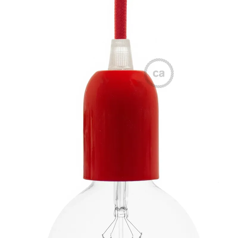 Rounded Top metal E26 light bulb socket kits - Red Direttamente Dal Produttore