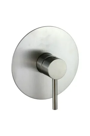 A Buon Prezzo Mitigeur de douche à encastrer 1 voie, modèle rond en acier AISI 316 Pollini Jessy Steel MXDIMC163AS