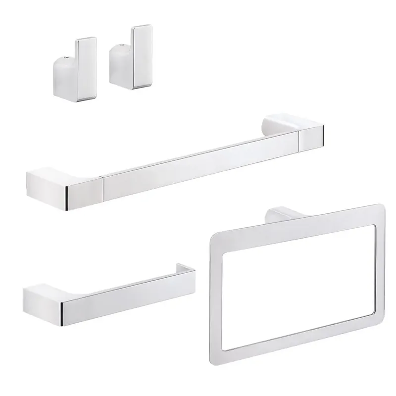 Compra Online Set 4 accessori bagno a muro cromato Giacinto