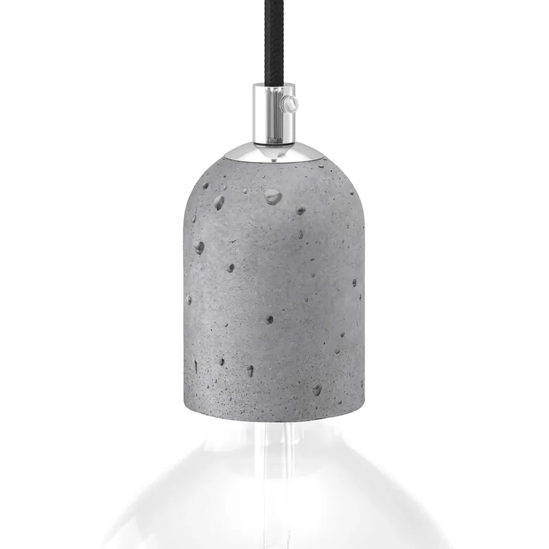 Cement Light Bulb Socket Kit - Light Offerta