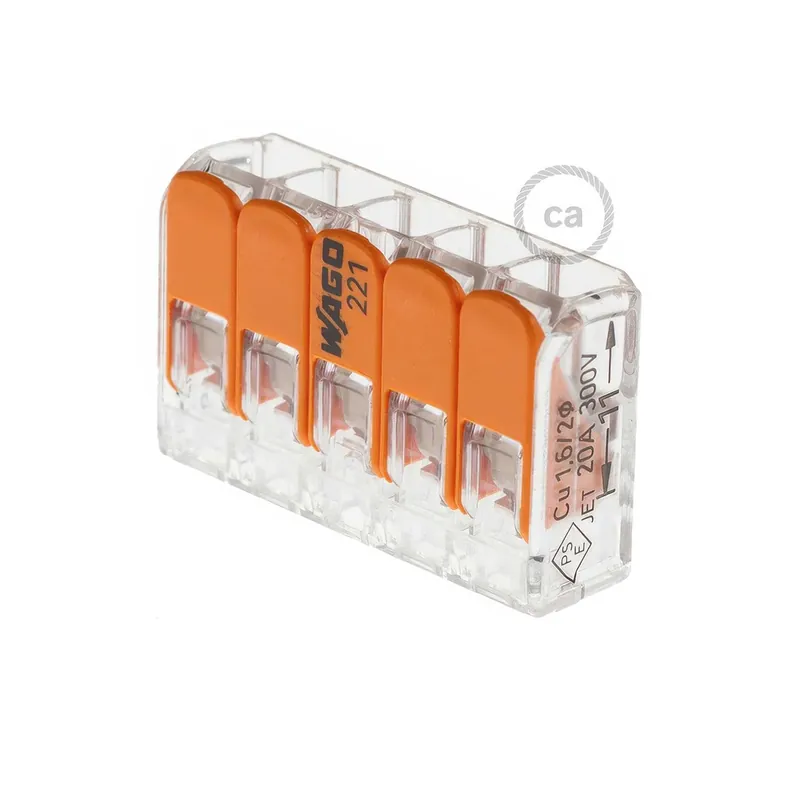 WAGO 5-conductor universal splicing connector Offerta Limitata