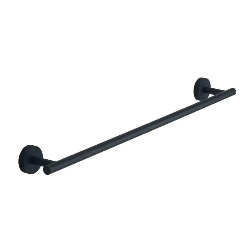 Portasalviette da 60 cm acciaio inox nero opaco fissaggio a muro Violetta Spedito Oggi