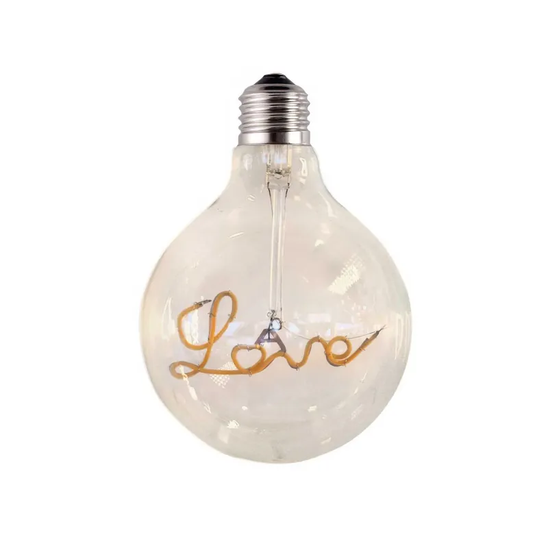 LED Light Bulb Clear Globe G40 4W 300 lm E26 2700K Dimmable - LOVE 40 Di Tendenza