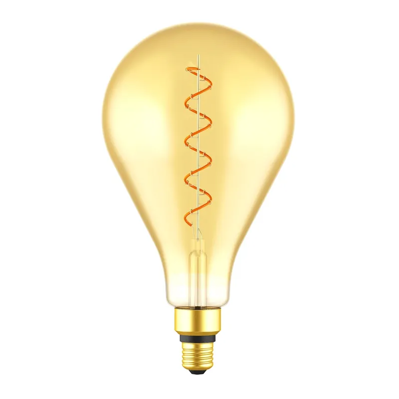 Amber Teardrop LED Light Bulb PS50 5.5W 300Lm E26 2000K Dimmable - PS50 Teardrop Compra Oggi Stesso
