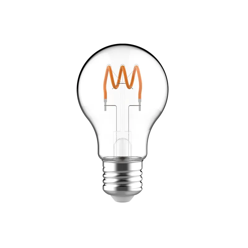 Saldi LED Light Bulb Clear A19 3.8W 136Lm E26 2200K Dimmable - A19 Looping Filament