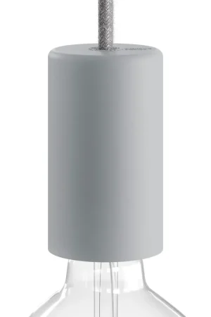 A Buon Prezzo EIVA ELEGANT, E26 silicone socket kit - suitable for wet locations - Glacier Grey