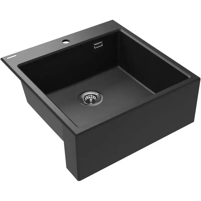 Prezzo Di Fabbrica Évier de cuisine pour installation sur plan externe TOP de couleur graphite Deante ERIDAN ZQE_G10K