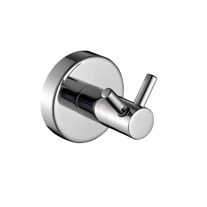 Spedizione Espresso Appendiabiti doppio da muro in acciaio inox lucido Loto