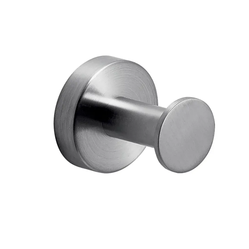 Appendiabiti da muro in acciaio inox spazzolato Loto Popolare
