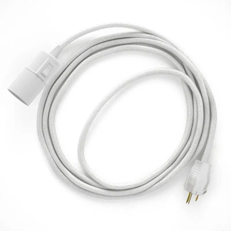 Di Tendenza Snake – Plug-in lamp with colored fabric cable – RC01