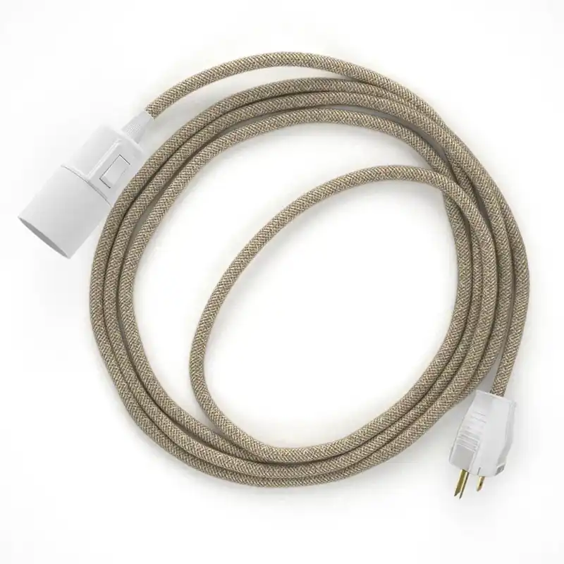 Offerta Snake - Plug-in lamp with colored fabric cable - RN01