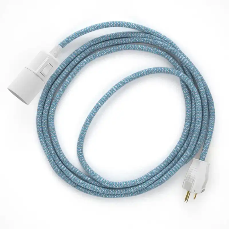 Promo Stagionale Snake - Plug-in lamp with Zig-Zag fabric cable - RD75