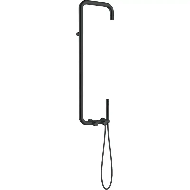 Consegna Rapida Colonne de douche avec mitigeur mécanique et pomme de douche aérateur en noir mat Deante Silia NQS_N4XM